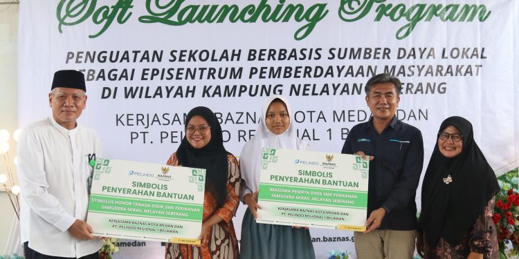 Pelindo Regional 1 Bersama BAZNAS Luncurkan Program Pendidikan Berbasis Sumber Daya Lokal