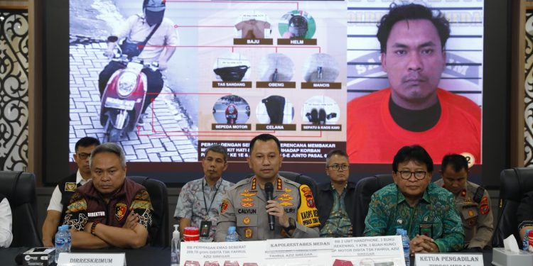 Polrestabes Medan Ungkap Dalang Pencurian Emas dan Pembakaran Rumah Hakim: Mantan Sopir Ternyata Otak Aksi