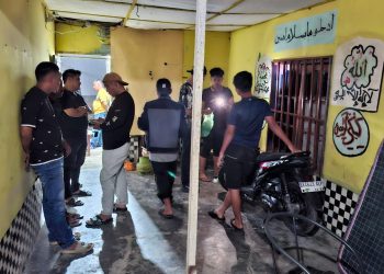 Tim Reskrim Sunggal Gerebek Sarang Narkoba,Diduga  Pelaku Kabur ke Sungai Belawan