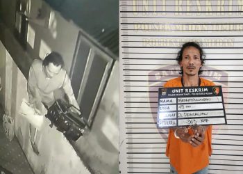 Pelaku Cincang Mesin Las & Jual Laptop Curian di Pajak Ular, Ditangkap di Dalam Kamar