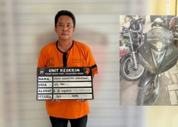 Deni Zefrian Sarumaha Ngaku Tiga Kali Mencuri Sebelum Diciduk Polsek Medan Timur