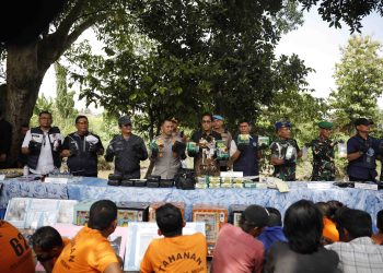 Kapolrestabes Medan: Dua Kurir Tanjung Balai Ditangkap, 35 Kg Sabu dan 985 Ekstasi Disita