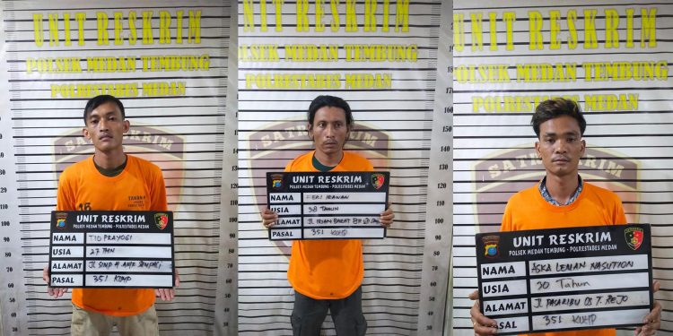 Viral di Medsos, Driver Ojol Dikeroyok Pak Ogah di Medan Tembung, Polisi Ringkus Pelaku Dini Hari