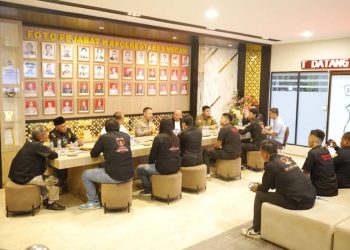 Kapolrestabes Medan Tegaskan Atensi Jermal saat Audiensi dengan DPC GRIB
