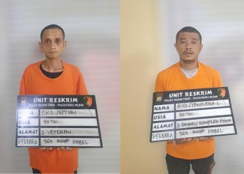 Demi Rp30 Ribu, Dua Jukir Nekat Curi Kabel Pemko Medan, Akhirnya Ditangkap Polsek Medan Timur