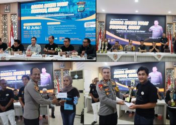 Diana F. Norris Juara 1, Tommy Simatupang Juara 2 Lomba Feature Essay Polrestabes Medan