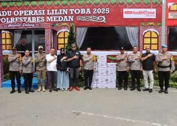 Mengawal Perayaan, Kapolrestabes Medan Periksa Kesiapan 13 Pos Pengamanan