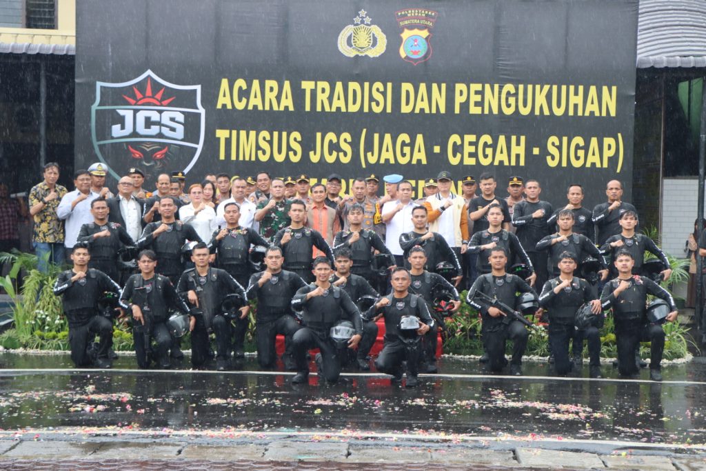Timsus JCS Diresmikan: Polrestabes Medan Bergerak Cepat Cegah Kejahatan Jalanan