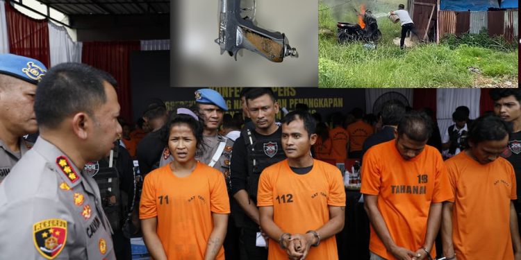 Grebek Kampung Narkoba Tembung, Motor Polisi Dibakar, Empat Pelaku Ditangkap Grebek Kampung Narkoba Tembung, Motor Polisi Dibakar, Empat Pelaku Ditangkap