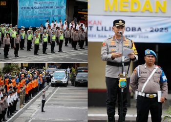 Apel Operasi Lilin Toba 2025 Digelar, Polrestabes Medan Perkuat Kesiapan Pengamanan Nataru