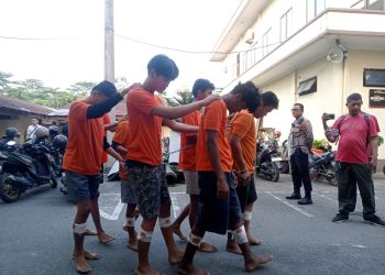 Gerombolan Pelaku Curas Beraksi di 25 Lokasi, Polsek Sunggal Amankan 7 Tersangka