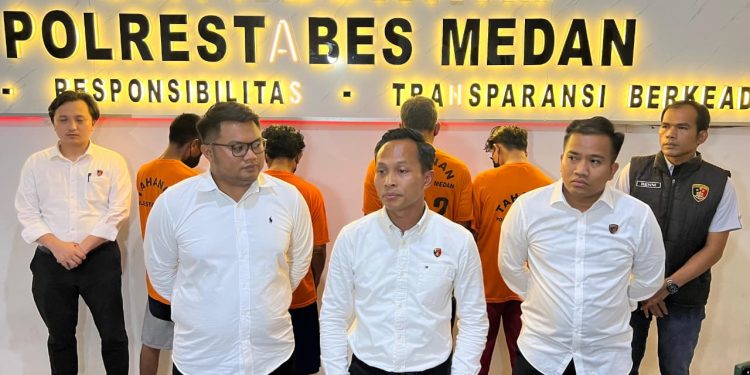 Polrestabes Medan Tangkap Empat Pelaku Penimbunan Pertalite Subsidi Lewat myPertamina