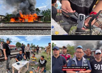 Digerebek Berkali-kali, Sarang Narkoba di Bantaran Rel Tembung Pakai Drone