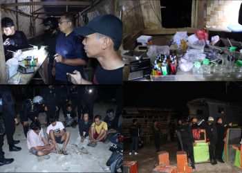Gempur Jermal 15, Polisi Amankan 10 Penyalahguna Narkoba dan 26 Mesin Judi