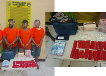 Ditresnarkoba Polda Sumut Bongkar Peredaran Sabu 1 Kg di Jalan Brigjen Katamso