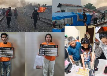 GSN Memanas di Tembung: Polisi Dilempari, Enam Pelaku Sabu Ditangkap