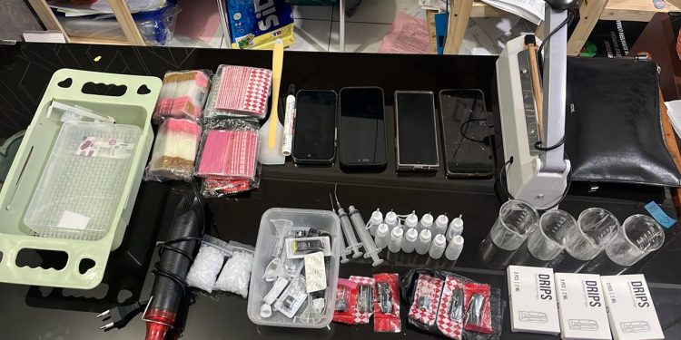 Polda Sumut Grebek Apartemen di Jalan Gaharu, Bongkar Produksi Liquid Vape Mengandung Narkotika