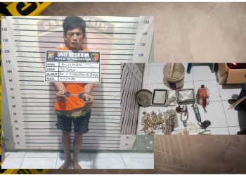 Unit Reskrim Polsek Deli Tua Bekuk Pencuri Peralatan Gudang di J City