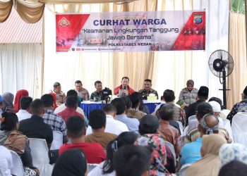 Dekatkan Pelayanan, Kapolrestabes Medan Gelar Dialog Humanis Bersama Warga Kutalimbaru