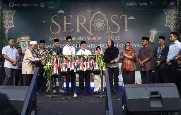 Wali Kota Wesly Pukul Gondrang, SERASI 2026 Resmi Dibuka: UMKM dan Ekonomi Syariah Siantar Digenjot