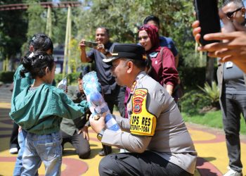 Di Tengah Libur Lebaran, Kapolrestabes Medan Hadir Menyapa dan Mengayomi Pengunjung  Green Hill