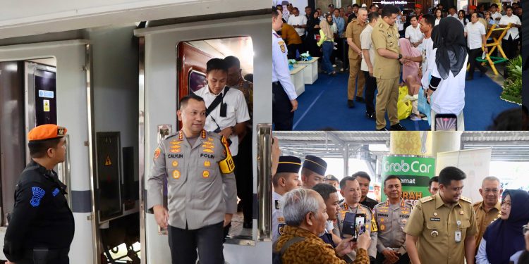 Gubernur Lepas Ribuan Pemudik, Kapolrestabes Medan Cek Kesiapan Pospam dan Jalur Keberangkatan