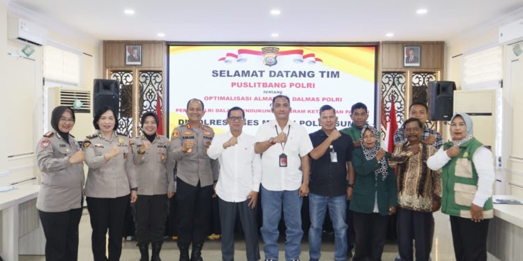 Puslitbang Polri Teliti Optimalisasi Almatsus Dalmas dan Ketahanan Pangan di Polrestabes Medan