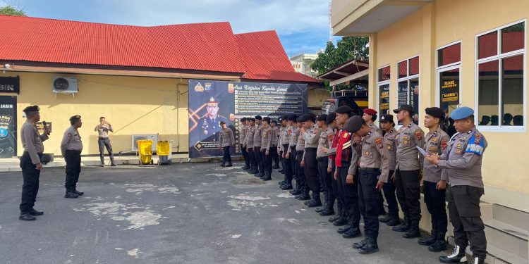 Dalmas Diperkuat, Polres Sibolga Siap Hadapi Unjuk Rasa dengan Pendekatan Humanis