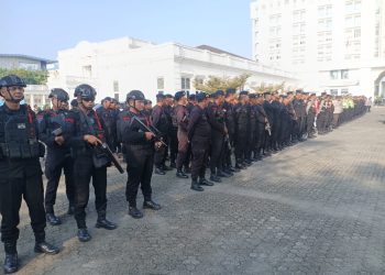 Brimob Sumut Kawal Aksi Aspirasi di Kantor Gubernur, Situasi Aman dan Kondusif