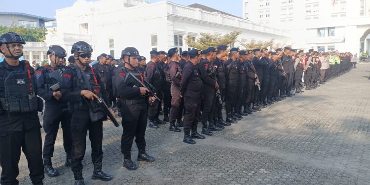 Brimob Sumut Kawal Aksi Aspirasi di Kantor Gubernur, Situasi Aman dan Kondusif