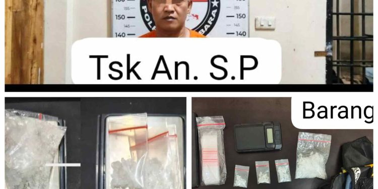 Grebek Sabu di Sei Balai, Polres Batu Bara Amankan Tersangka dengan Barang Bukti Nyaris 17 Gram