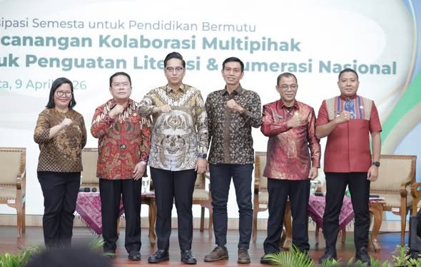 Wali Kota Wesly Hadiri Pencanangan Nasional Literasi–Numerasi, Pematangsiantar Jadi Daerah Percontohan