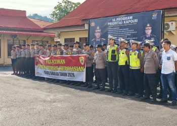 Polres Sibolga Perkuat Garda Anti Narkoba, Personel Ditempa Lewat Pelatihan Hukum dan Teknis