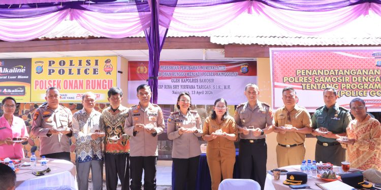 Polsek Nainggolan Diresmikan, Sinergi Polisi dan Sekolah Cetak Generasi Berkarakter