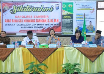 Polres Samosir Perkuat Sinergi Lintas Agama, Fokus Jaga Kamtibmas dan Bina Generasi Muda
