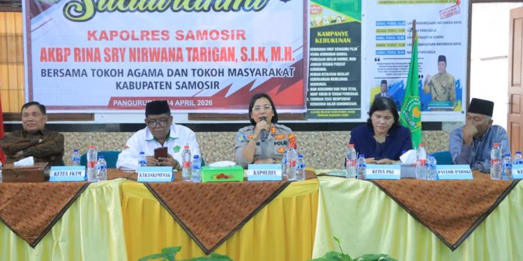 Polres Samosir Perkuat Sinergi Lintas Agama, Fokus Jaga Kamtibmas dan Bina Generasi Muda Polres Samosir Perkuat Sinergi Lintas Agama, Fokus Jaga Kamtibmas dan Bina Generasi Muda