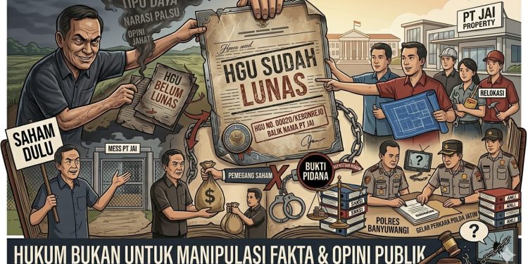 Terkuak! Trijono Soegandhi Diduga Putarbalikkan Fakta Transaksi HGU yang Sudah Lunas Terkuak! Trijono Soegandhi Diduga Putarbalikkan Fakta Transaksi HGU yang Sudah Lunas