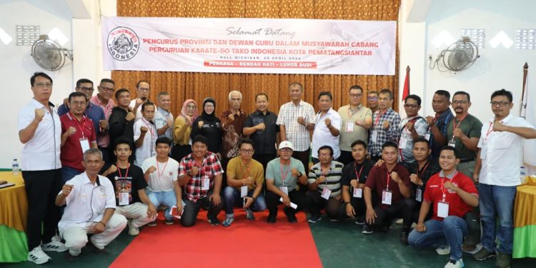 Timbul Marganda Lingga Pimpin Karate-do TAKO Pematangsiantar Periode 2026–2030