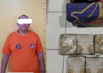 Digerebek di Silau Laut Asahan, 5 Kilogram Sabu Gagal Didrop ke Solo