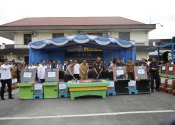 184 Pelaku Kejahatan Diamankan Polrestabes Medan, Narkoba dan Judi Jadi Sorotan