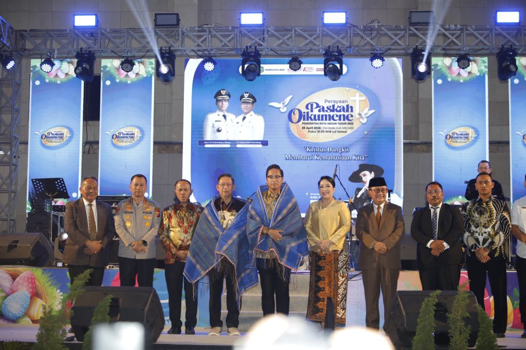Dari Ibadah hingga Aksi Sosial, Paskah Oikumene Medan 2026 Pererat Persatuan