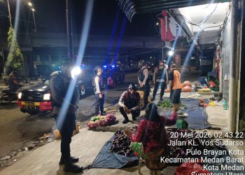 Patroli Humanis Brimob Sumut, Hadirkan Rasa Aman hingga Dini Hari di Kota Medan