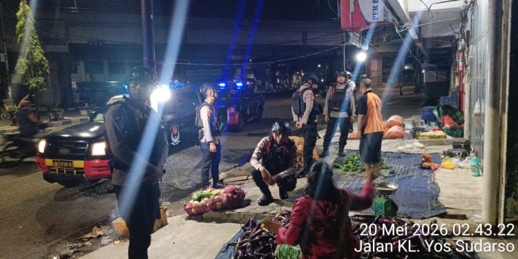 Patroli Humanis Brimob Sumut, Hadirkan Rasa Aman hingga Dini Hari di Kota Medan