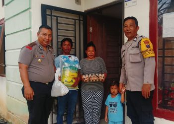 Kapolsek Siantar Marihat Hadirkan Kepedulian, Bantu Warga dengan Anak Stunting
