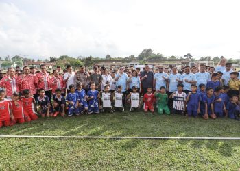 Wesly Silalahi Kick Off Liga Sepak Bola Usia Dini, Siapkan Generasi Atlet Masa Depan Pematangsiantar