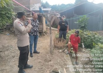 Polsek Siantar Timur Sisir Lokasi Rawan Narkoba di Kelurahan Pardomuan