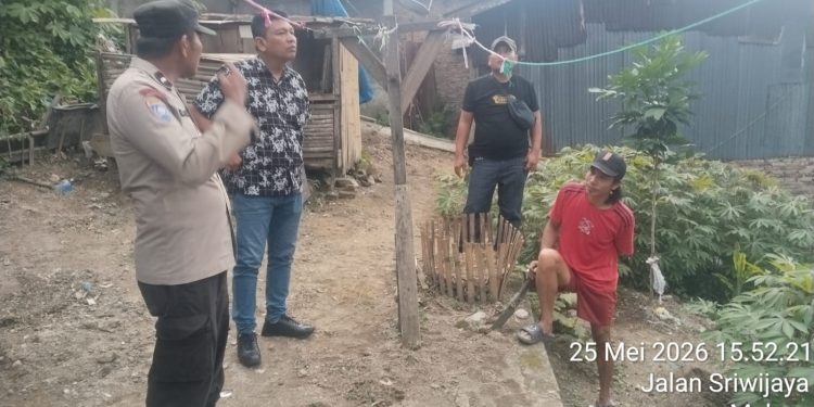 Polsek Siantar Timur Sisir Lokasi Rawan Narkoba di Kelurahan Pardomuan