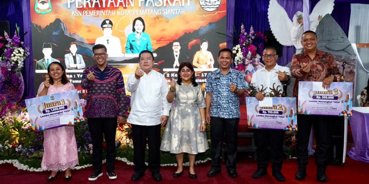 Wesly Silalahi Ajak ASN Jadi Pelopor Kasih dan Pembaruan di Perayaan Paskah Pemko Pematangsiantar