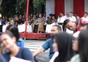 Wali Kota Wesly Silalahi Tegaskan Komitmen Jaga Stabilitas Kota Lewat Simulasi Sispam Polres Pematangsiantar