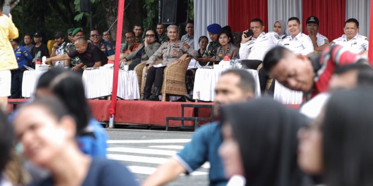 Wali Kota Wesly Silalahi Tegaskan Komitmen Jaga Stabilitas Kota Lewat Simulasi Sispam Polres Pematangsiantar